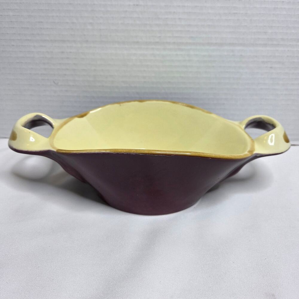Vintage 1980's Houston Harvest Stoneware Serving Dish Bowl #31036